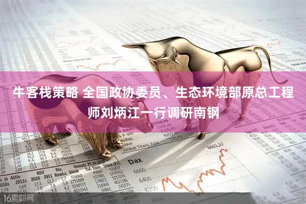 牛客栈策略 全国政协委员、生态环境部原总工程师刘炳江一行调研南钢